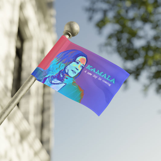 Kamala, A new day is coming Flag