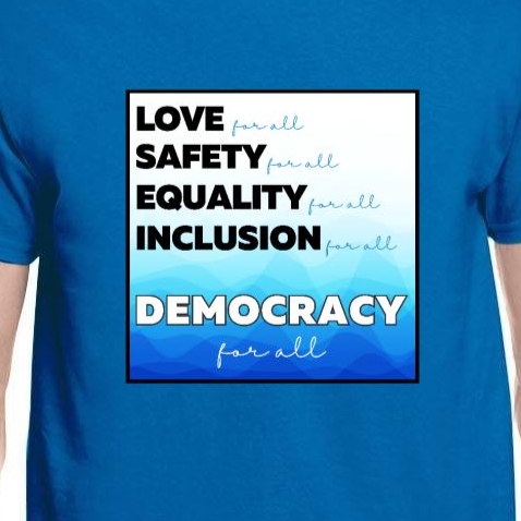 Love, Safety, Equality, Inclusion unisex T-Shirt