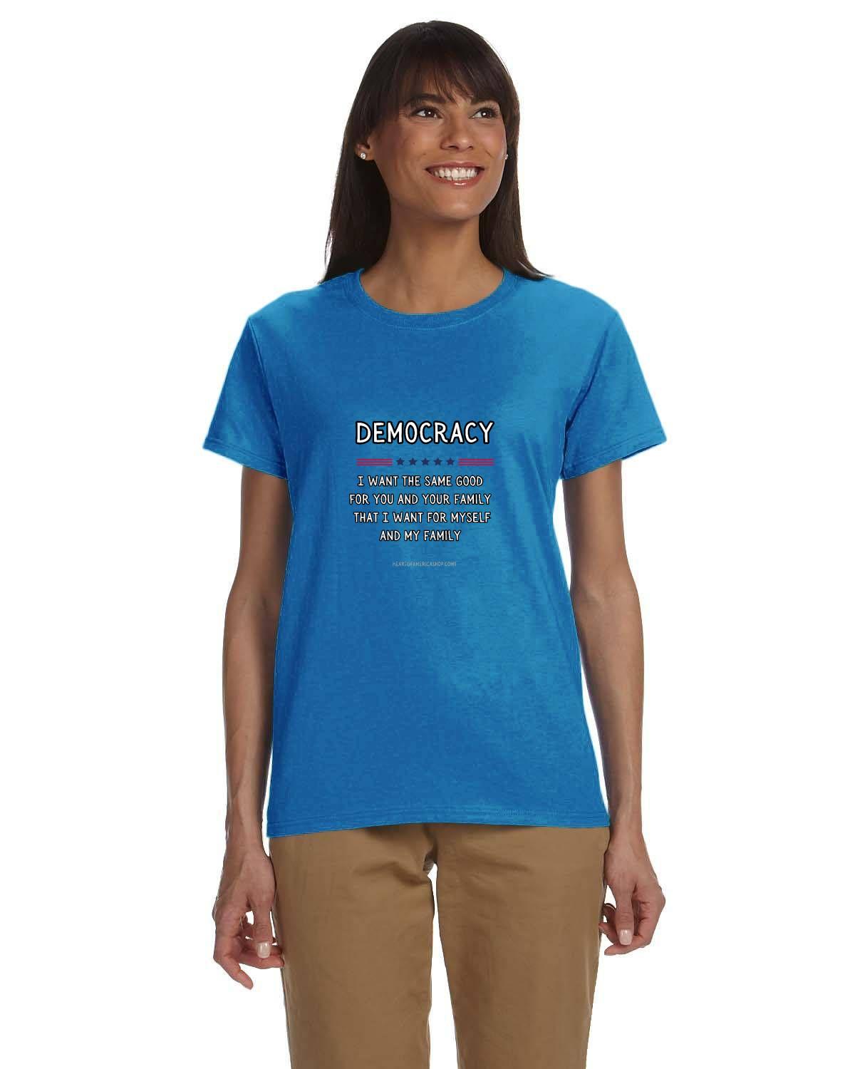 Democracy is love t-shirt