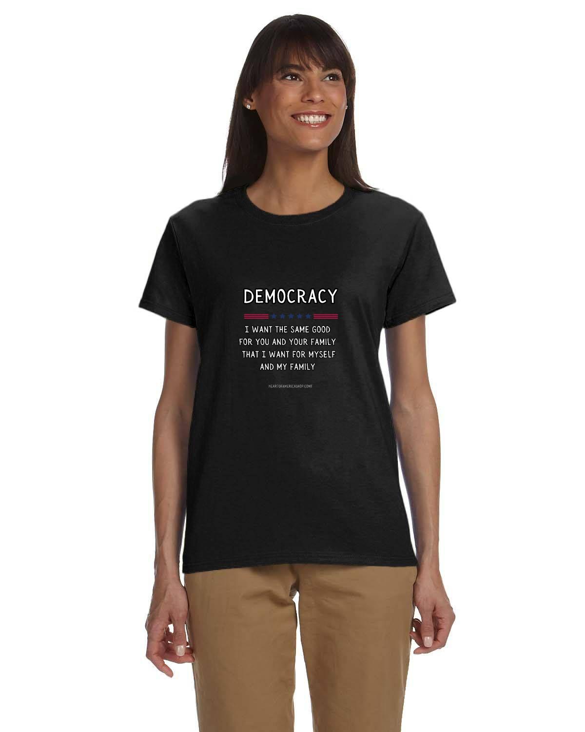 Democracy is love t-shirt