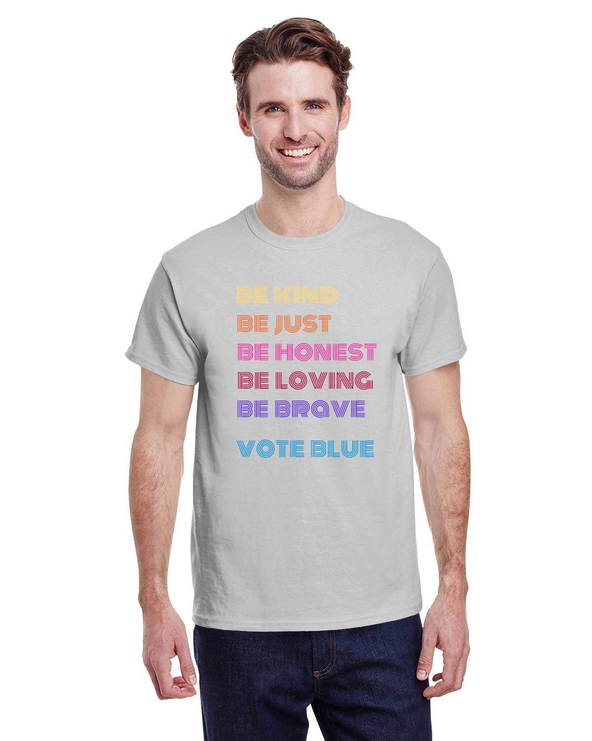 Be Kind and Vote Blue Unisex t-shirt