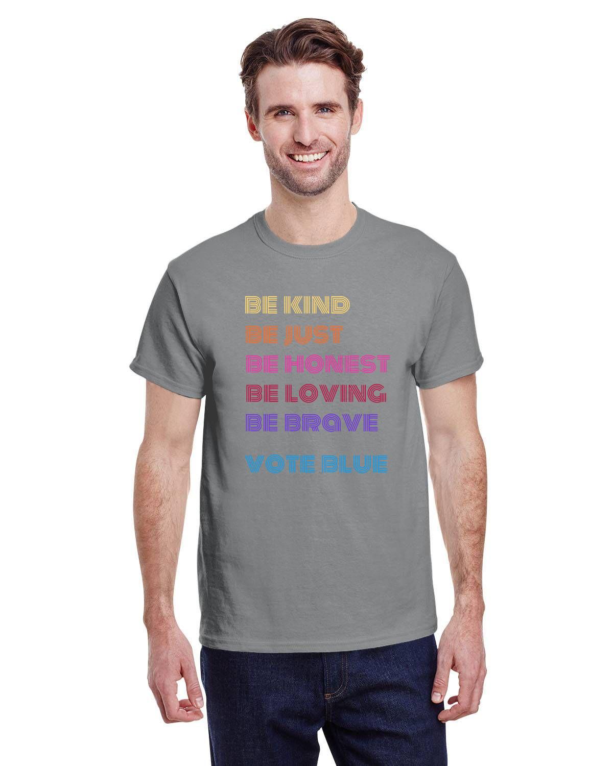 Be Kind and Vote Blue Unisex t-shirt